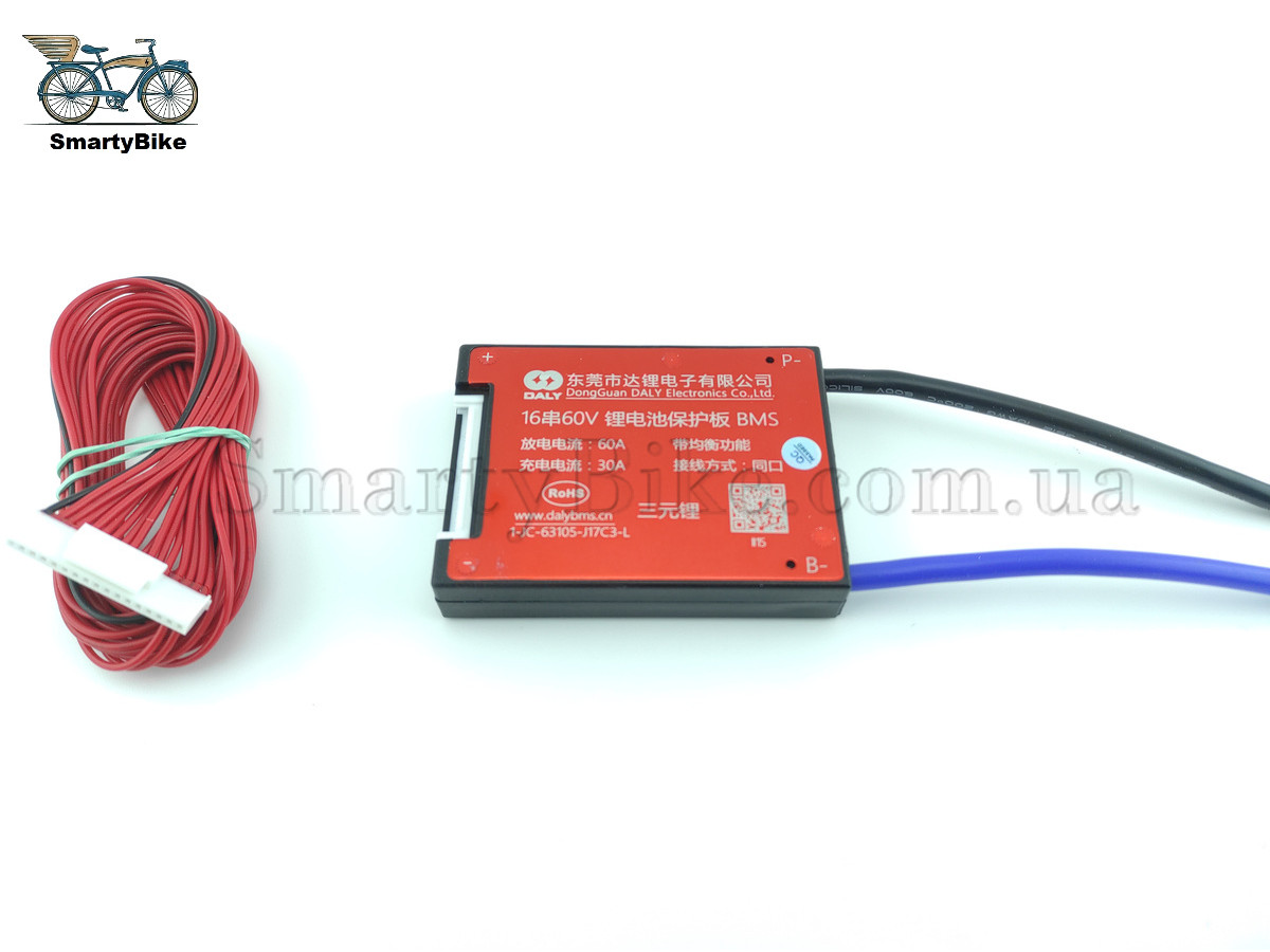 DALY BMS li-ion 16s60a симетрична з балансуванням