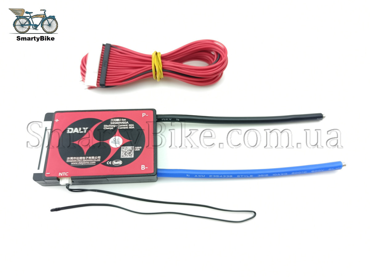 DALY BMS li-ion 16s60a симетрична з балансуванням