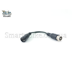 Перехідник з DC5.5х2.1 на RCA10мм 20AWG Перехідник з DC5.5х2.1 на RCA10мм 20AWG