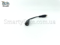 Перехідник з   DC5.5х2.1 на RCA10мм 20AWG