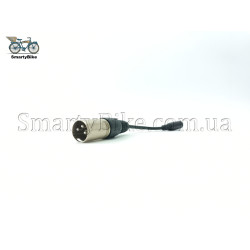 Перехідник з DC5.5х2.1 на XLR 22AWG Перехідник з DC5.5х2.1 на XLR 22AWG
