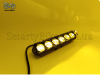 Фара  6Led  50вт (30вт) (жовте,біле світло)