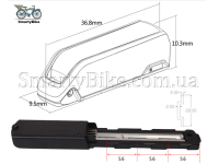 Корпус акумулятора Polly Down Tube 4С 21700
