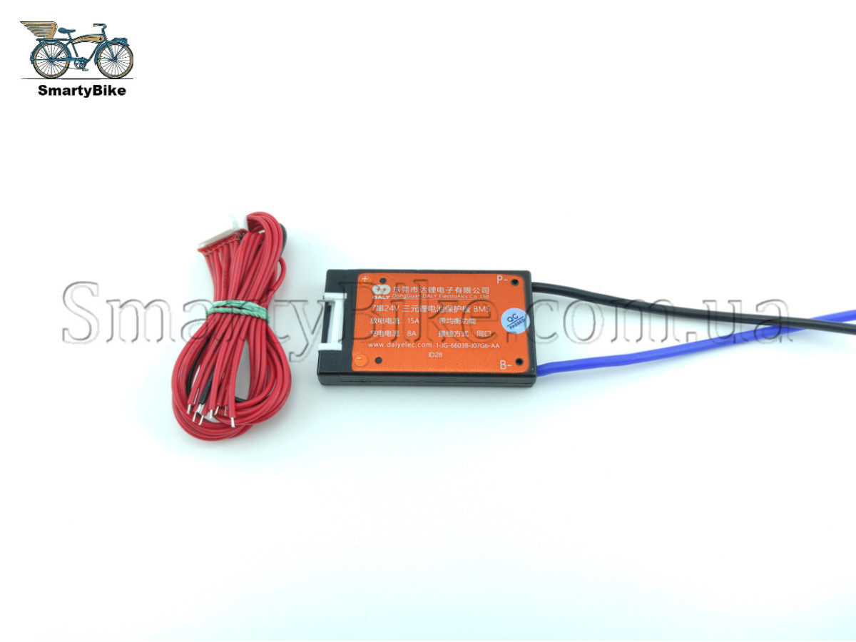 DALY BMS li-ion 7s 15a симетрична з балансуванням