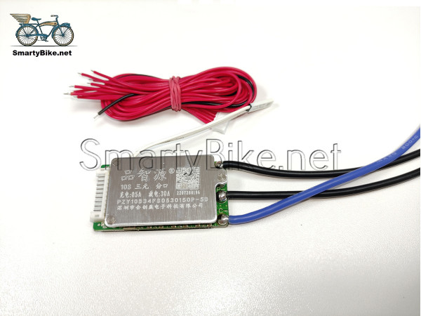 BMS li-ion 10s 30а асиметрична з термодатчиком BMS li-ion 10s 30а асиметрична з термодатчиком
