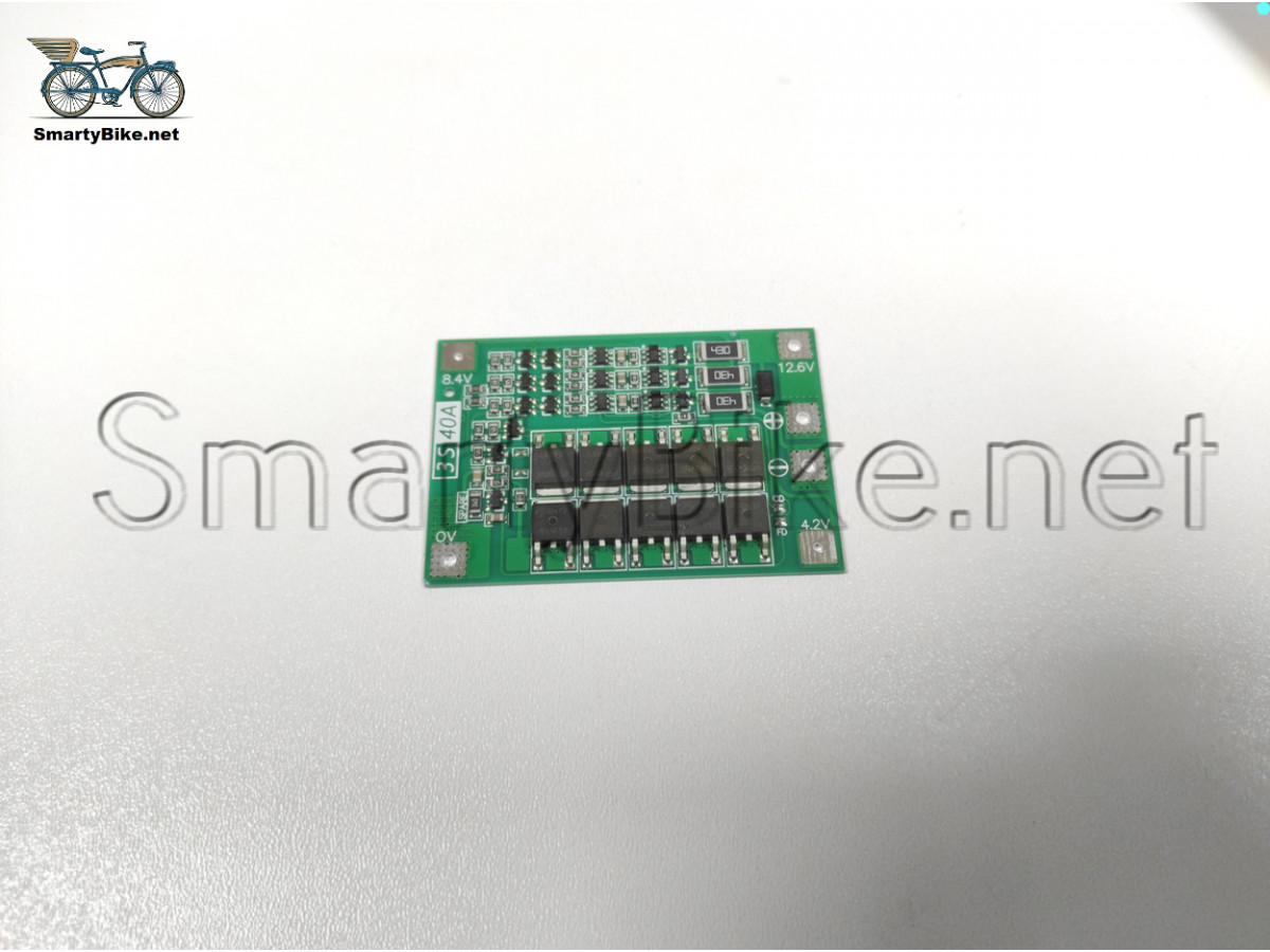 BMS li-ion 3s 40а симетрична з балансуванням