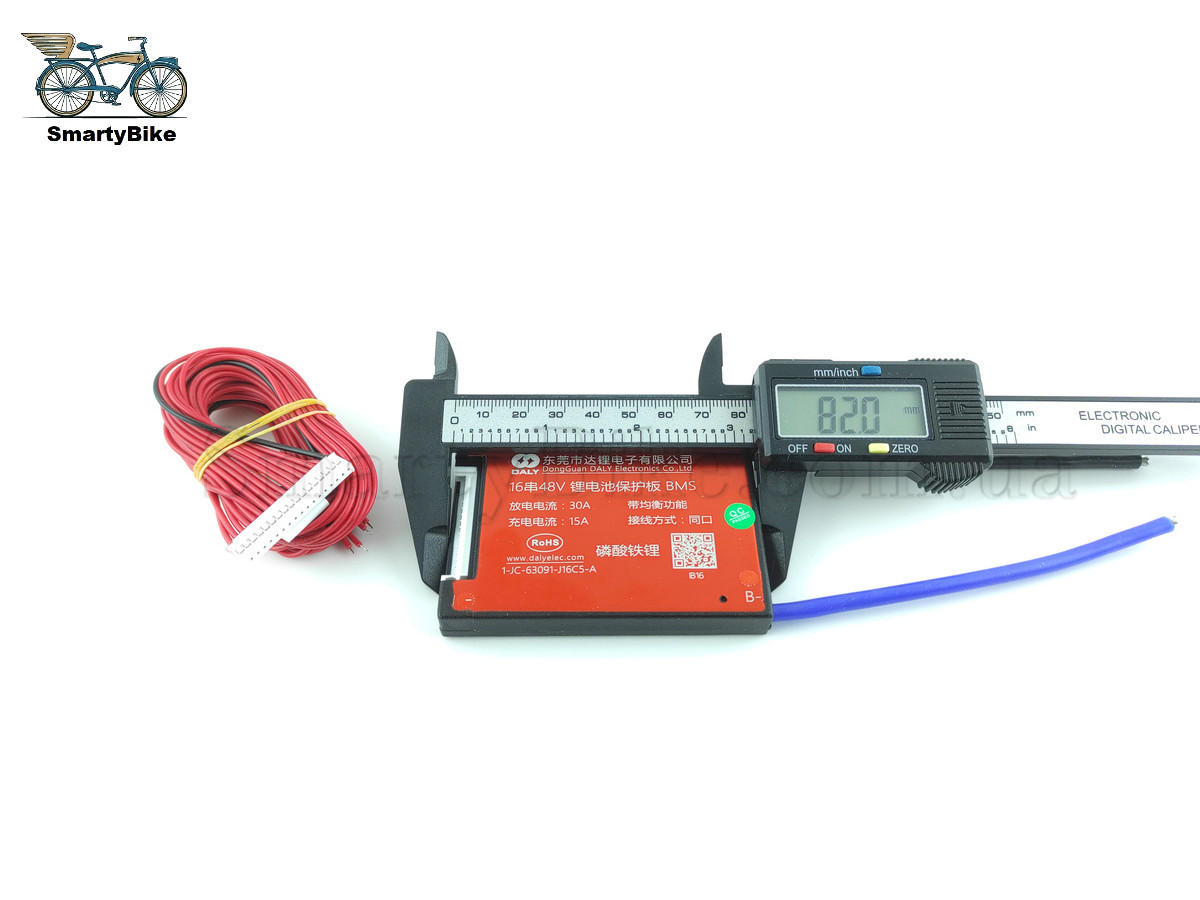 BMS LiFePo4 16s 30а симетрична з балансуванням