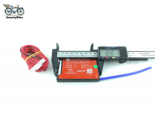 BMS LiFePo4 16s 30а симетрична з балансуванням BMS LiFePo4 16s 30а симетрична з балансуванням