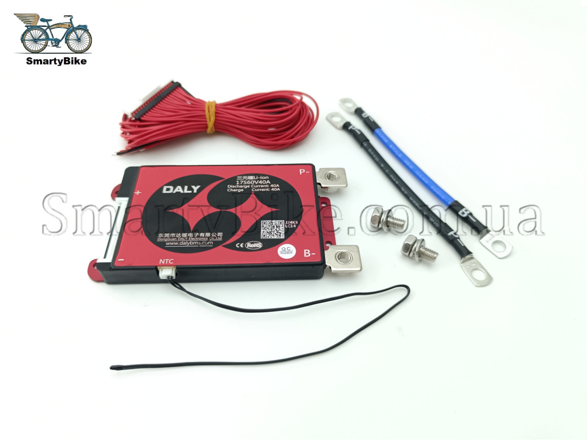 DALY BMS li-ion 17s40a симетрична з балансуванням