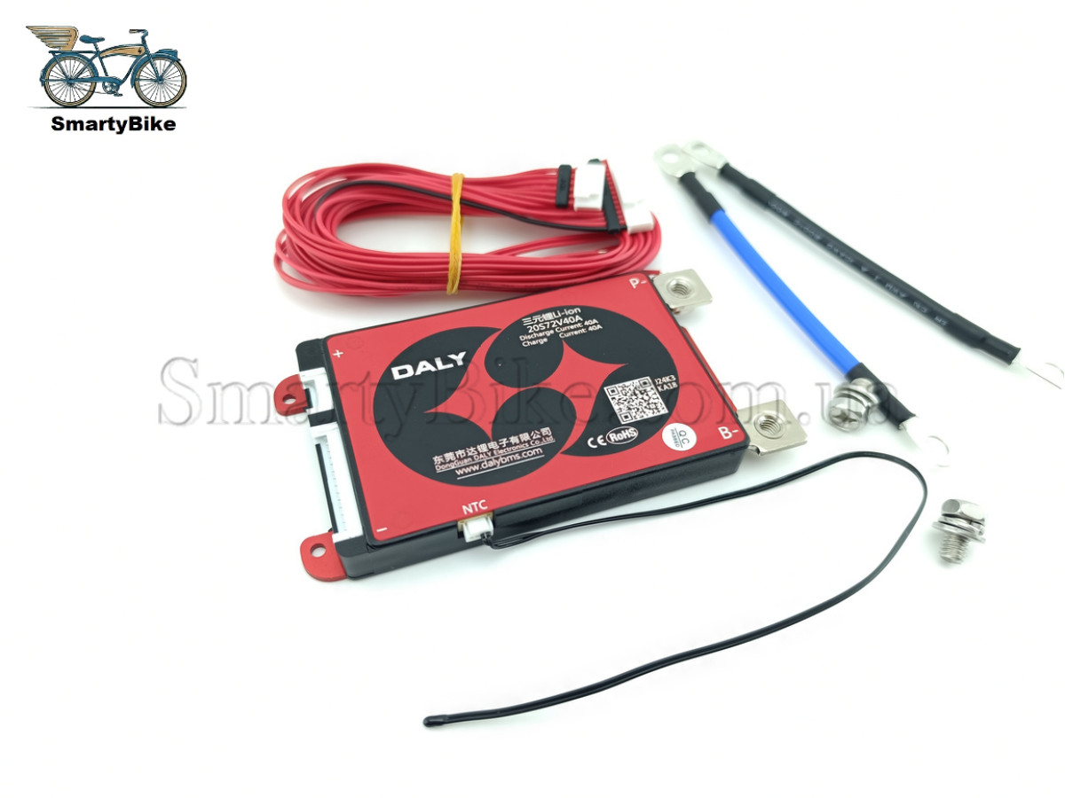 DALY BMS li-ion 20s 40a симетрична з балансуванням та термодатчиком
